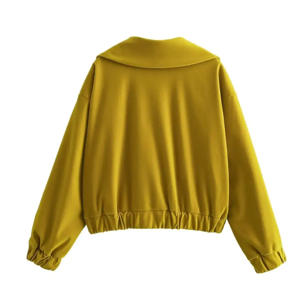 Folds Short Jacket with Side Pockets | Loose Lapel Outerwear | soulmate wear | same ANTHEM