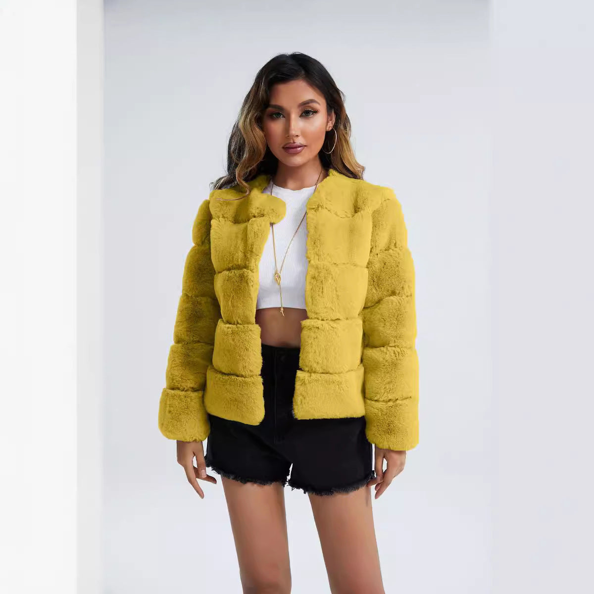 Fox Fur Artificial Coat | same ANTHEM. Soulmate Streetwear for Women