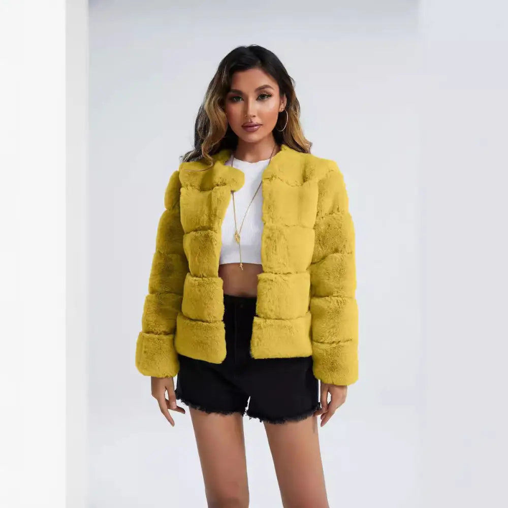 Fox Fur Artificial Coat | same ANTHEM. Soulmate Streetwear for Women