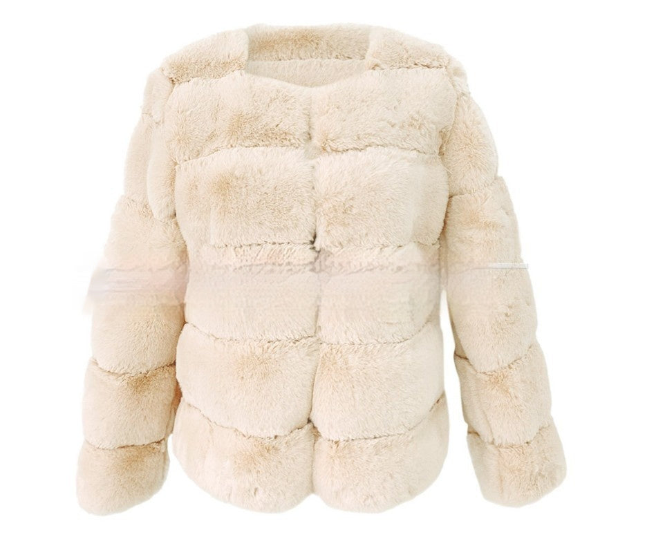 Fox Fur Artificial Coat | same ANTHEM. Soulmate Streetwear for Women - White / L