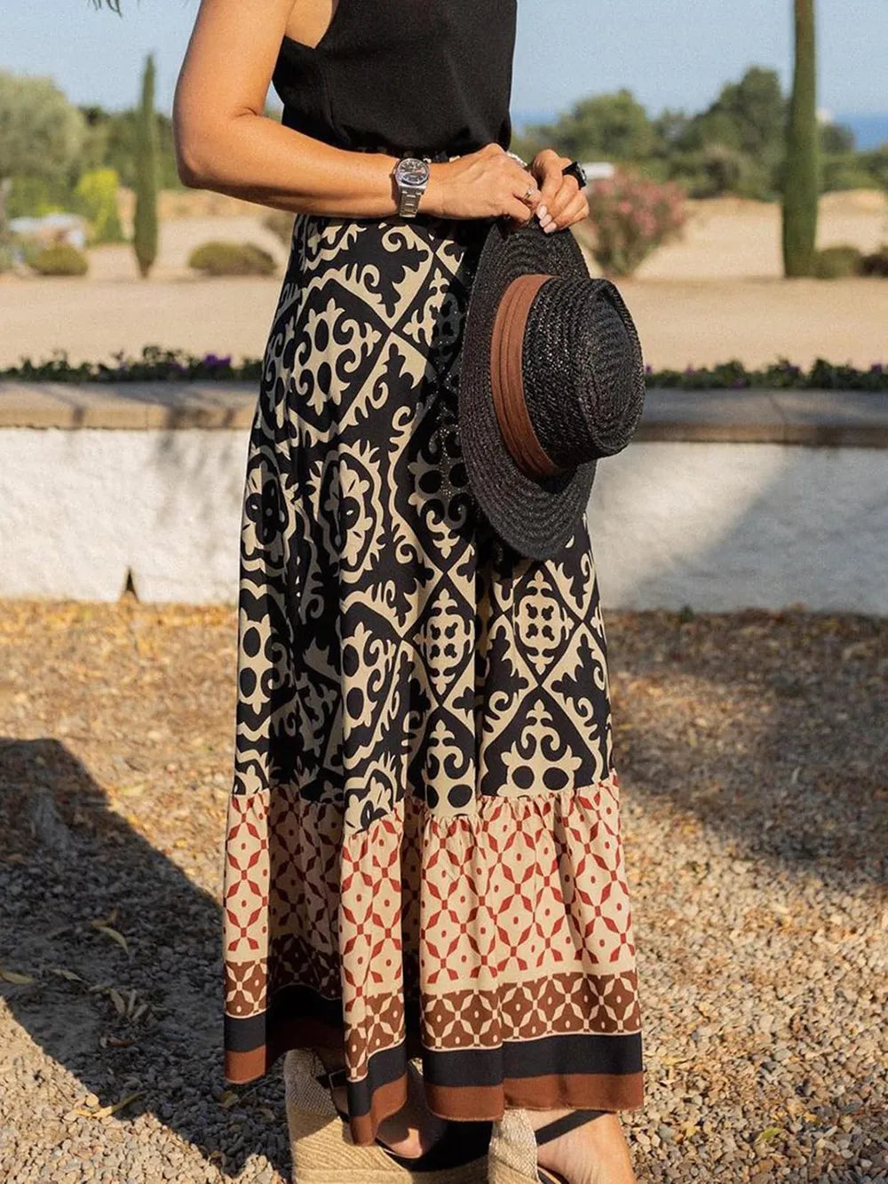 Free Spirit Swing Skirt – Printed Boho Dream for Summer | same ANTHEM