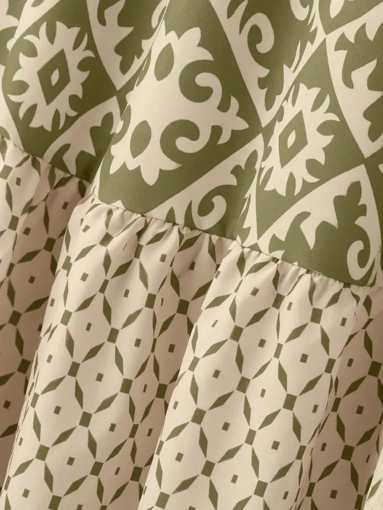 Free Spirit Swing Skirt – Printed Boho Dream for Summer | same ANTHEM