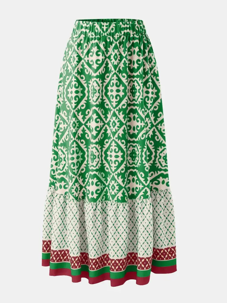 Free Spirit Swing Skirt – Printed Boho Dream for Summer | same ANTHEM