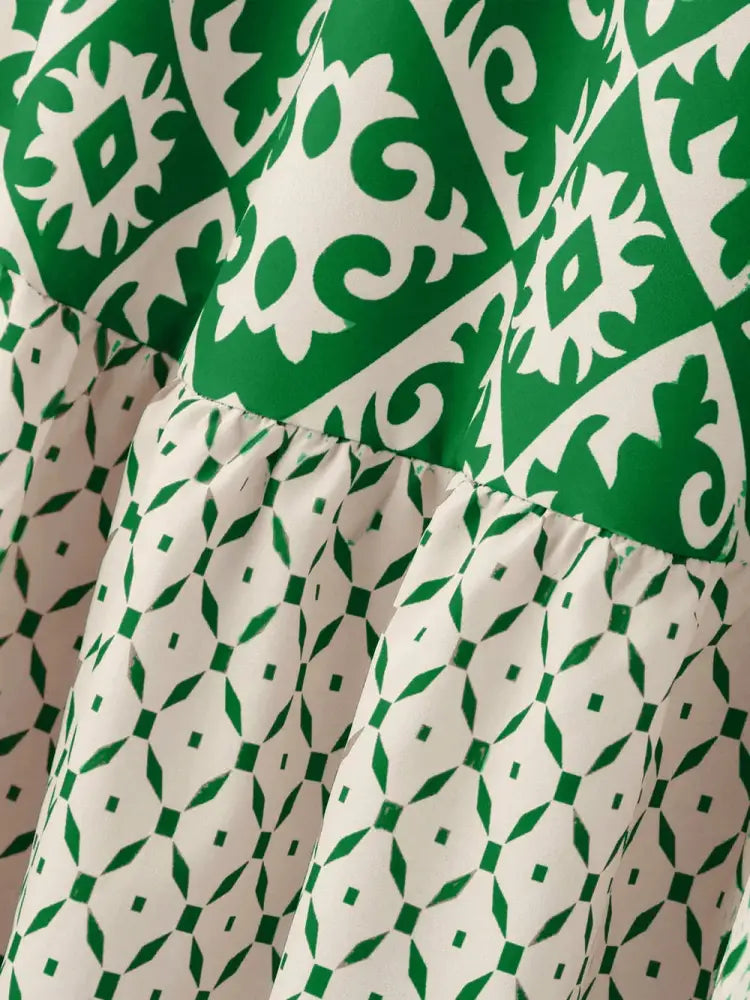 Free Spirit Swing Skirt – Printed Boho Dream for Summer | same ANTHEM