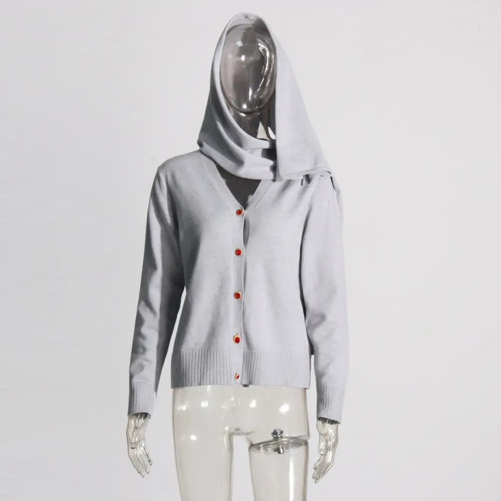 French Lazy Style V-Neck Patchwork Cardigan – same ANTHEM | Dreamy Soulmate Knitwear