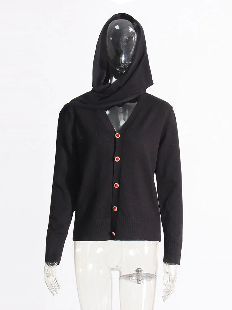 French Lazy Style V-Neck Patchwork Cardigan – same ANTHEM | Dreamy Soulmate Knitwear