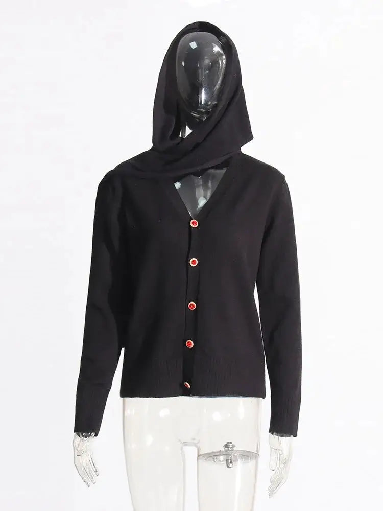 French Lazy Style V-Neck Patchwork Cardigan – same ANTHEM | Dreamy Soulmate Knitwear