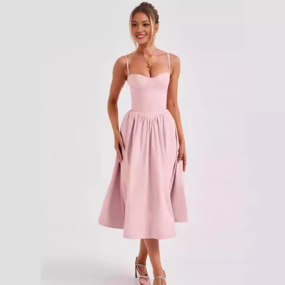 French Retro Long Dress Court Style | Elegant & Romantic Boho Dress | same ANTHEM