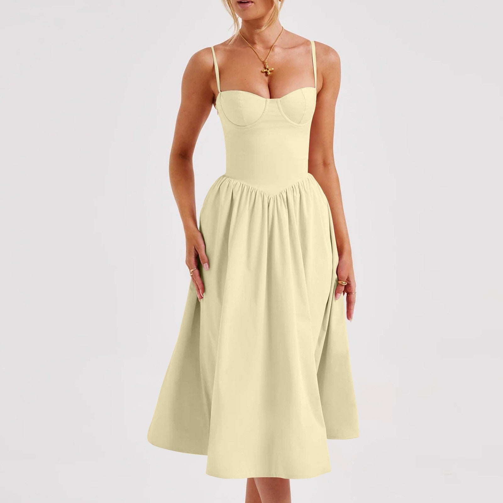 French Retro Long Dress Court Style | Elegant & Romantic Boho Dress | same ANTHEM
