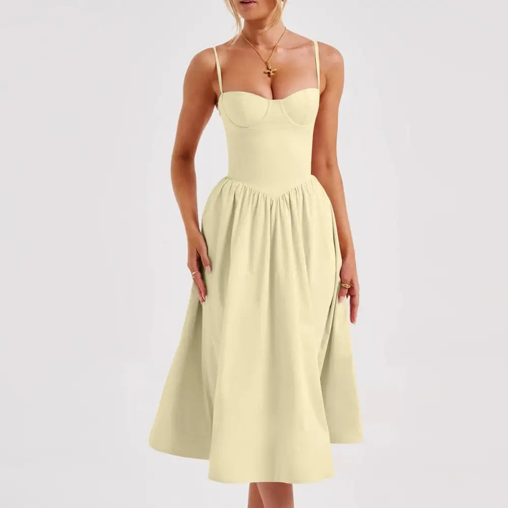 French Retro Long Dress Court Style | Elegant & Romantic Boho Dress | same ANTHEM