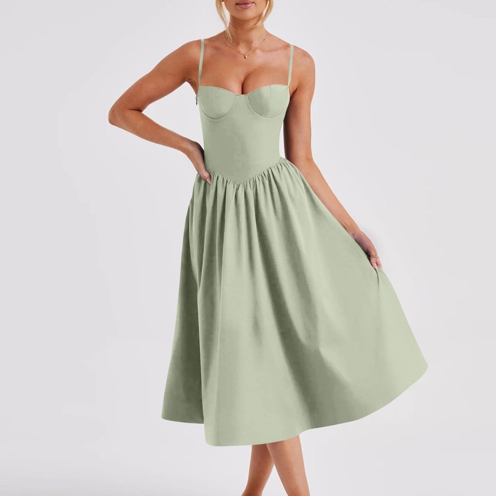 French Retro Long Dress Court Style | Elegant & Romantic Boho Dress | same ANTHEM
