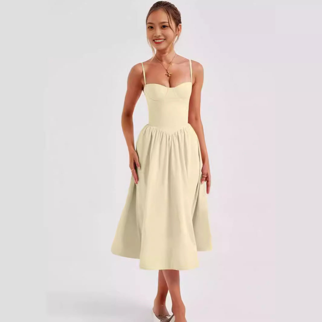 French Retro Long Dress Court Style | Elegant & Romantic Boho Dress | same ANTHEM