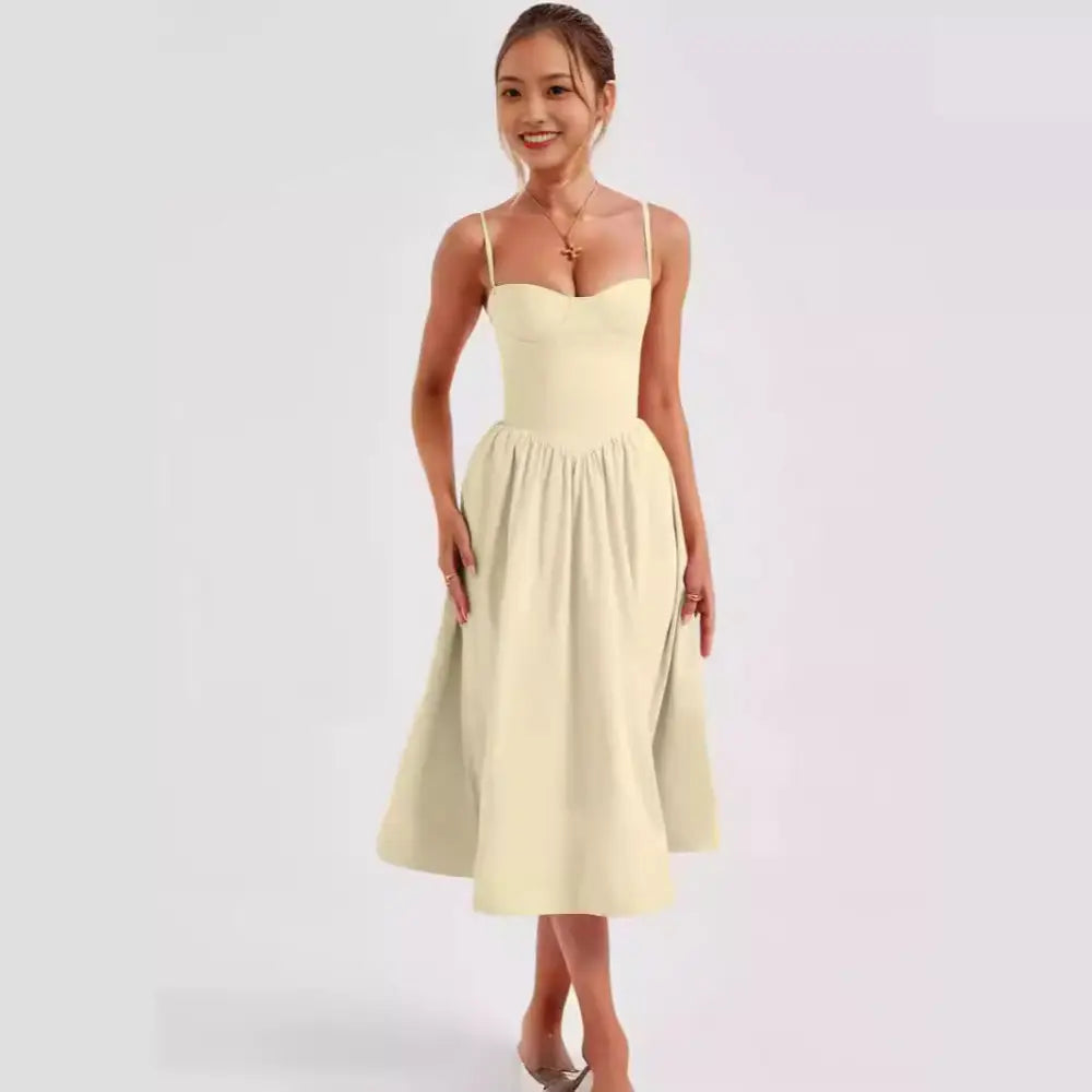 French Retro Long Dress Court Style | Elegant & Romantic Boho Dress | same ANTHEM