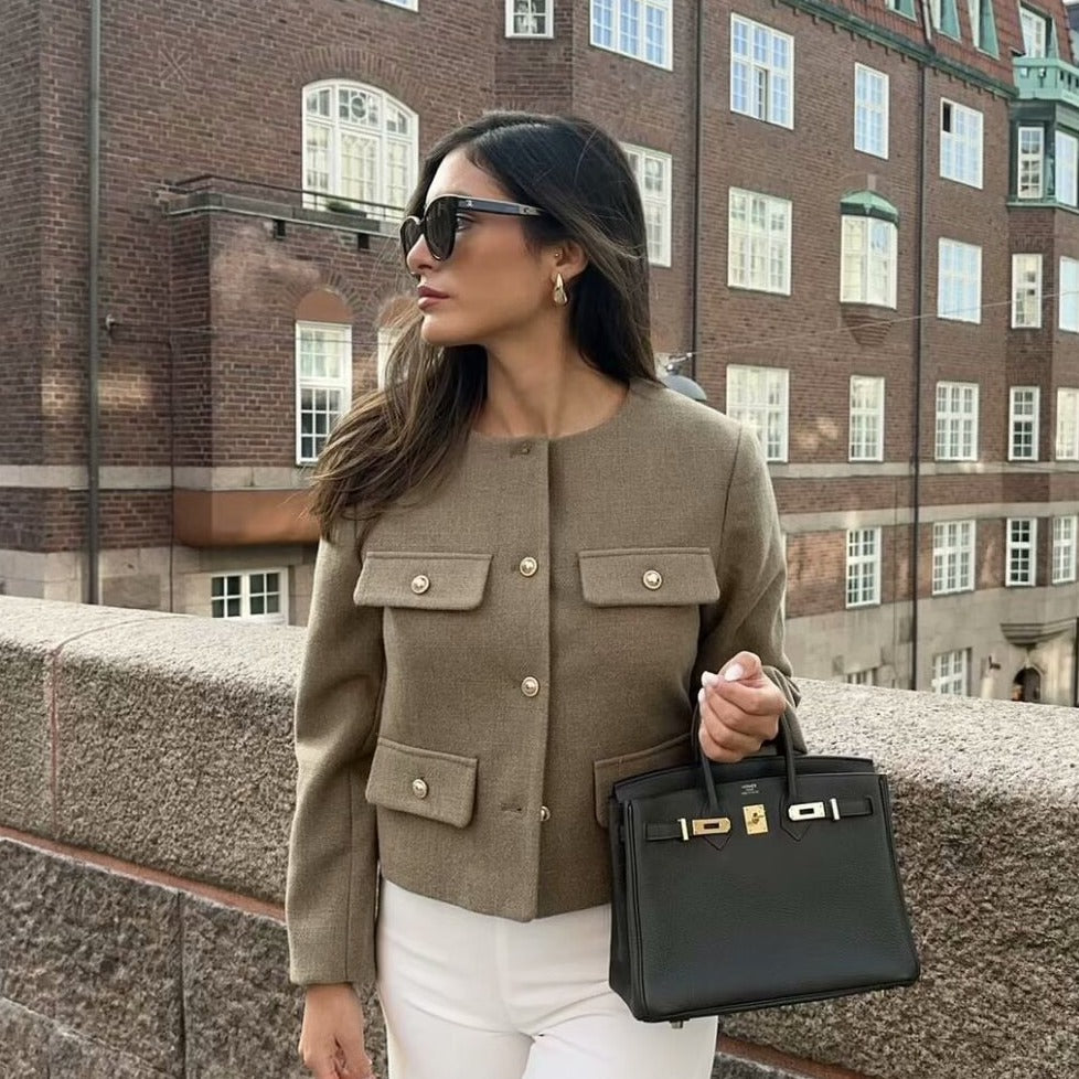 French Style Chic Short Coat | same ANTHEM