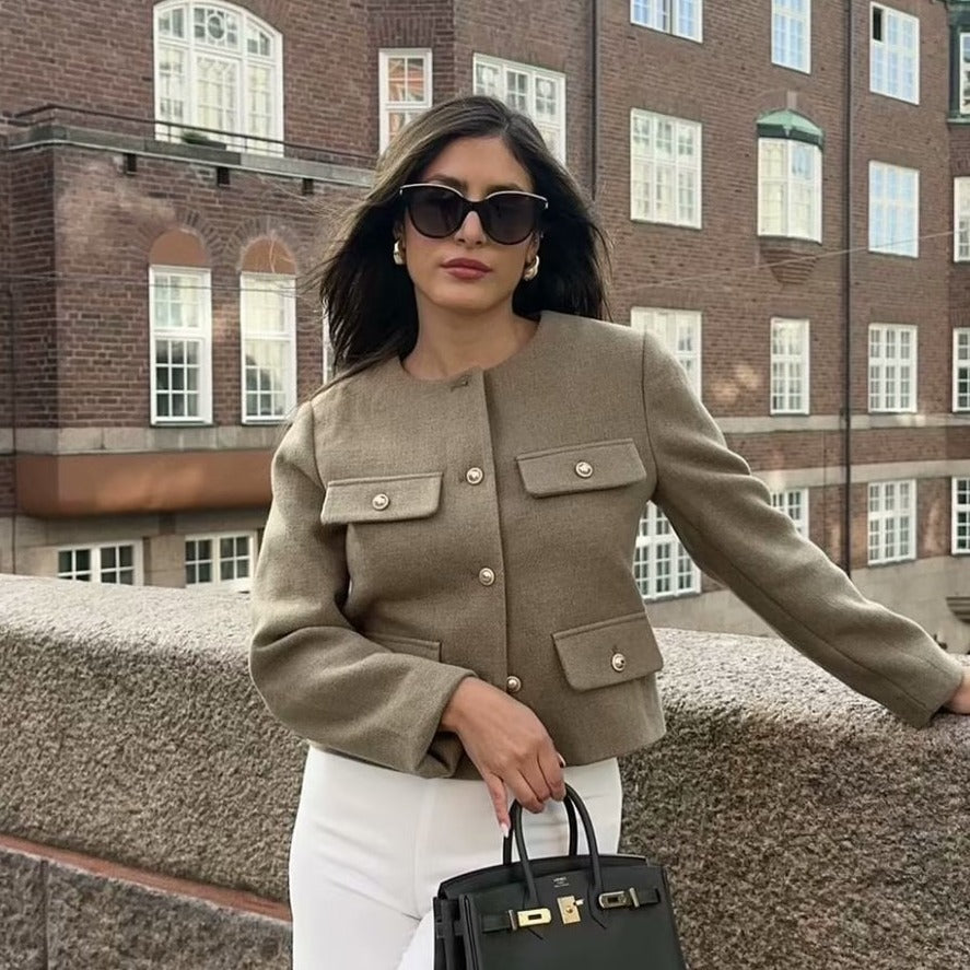 French Style Chic Short Coat | same ANTHEM