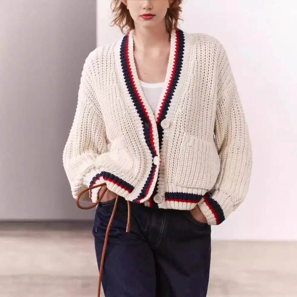 French Style Knitted Cardigan Jacket | same ANTHEM.