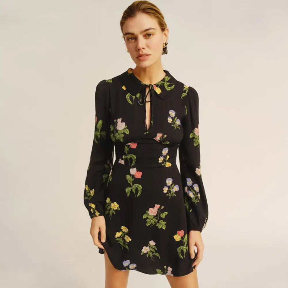 French Vintage Print Long Sleeve Dress | same ANTHEM. - Dress