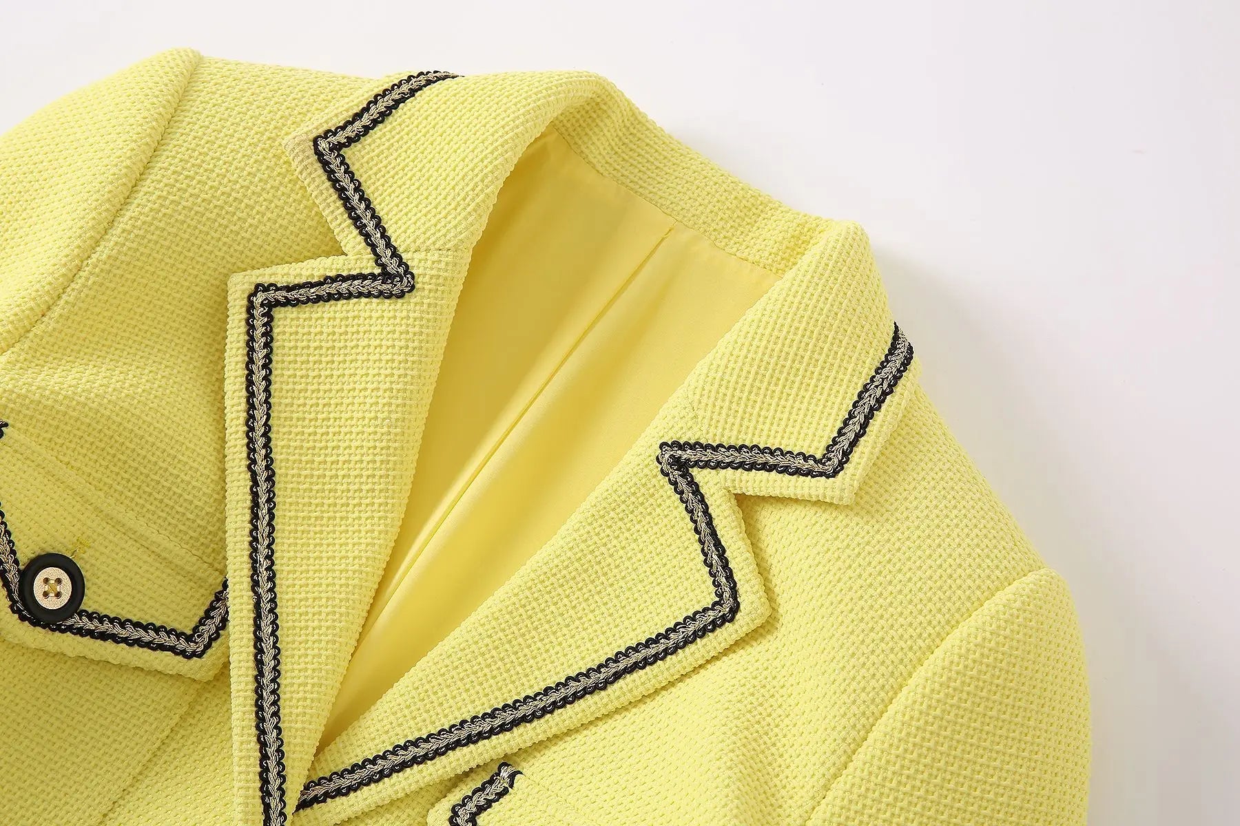 French Vintage Tweed Short Jacket – Soulmate Streetwear by same ANTHEM