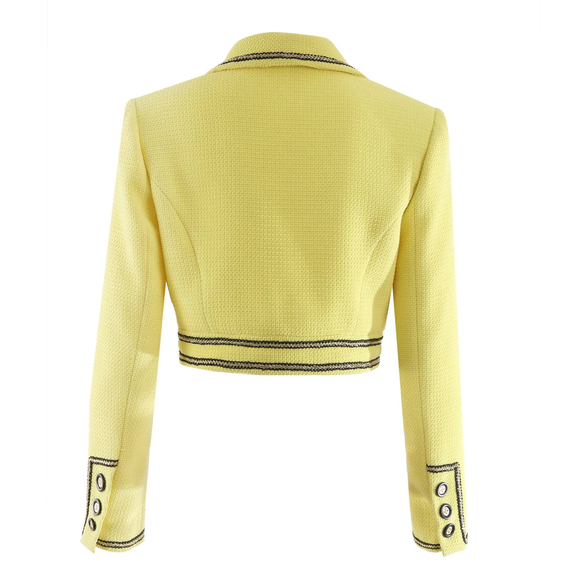 French Vintage Tweed Short Jacket – Soulmate Streetwear by same ANTHEM