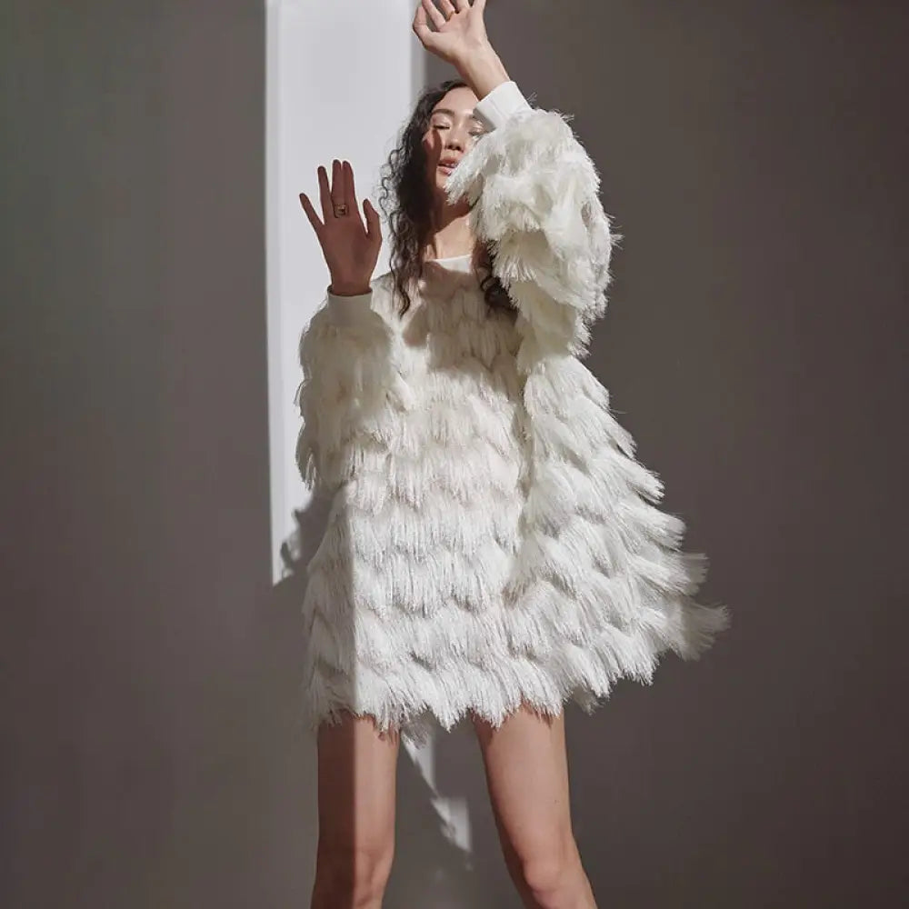 Fringed Banquet Party Dress | same ANTHEM.