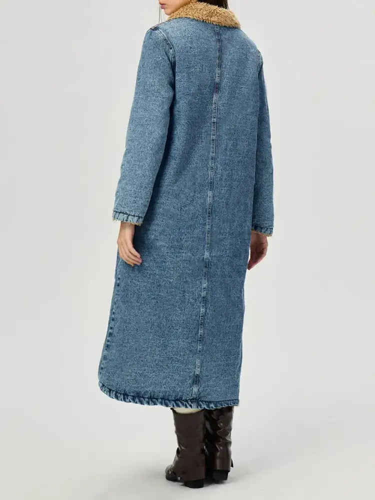 Fur Lined Denim Jacket for Women | same ANTHEM. Soulmate Streetwear