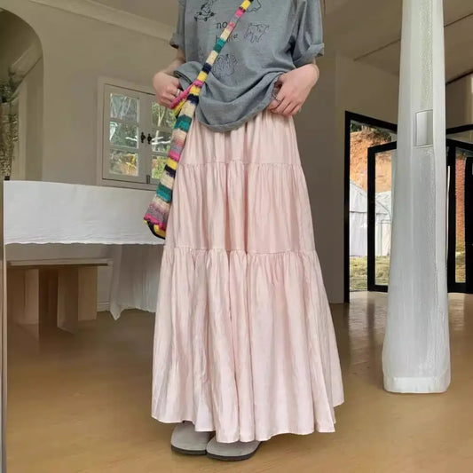 Gentle A-Line Plus Size White Skirt for Women – Dreamy Flattering Fit | Made for Lovers & Friends | Wear Your Style