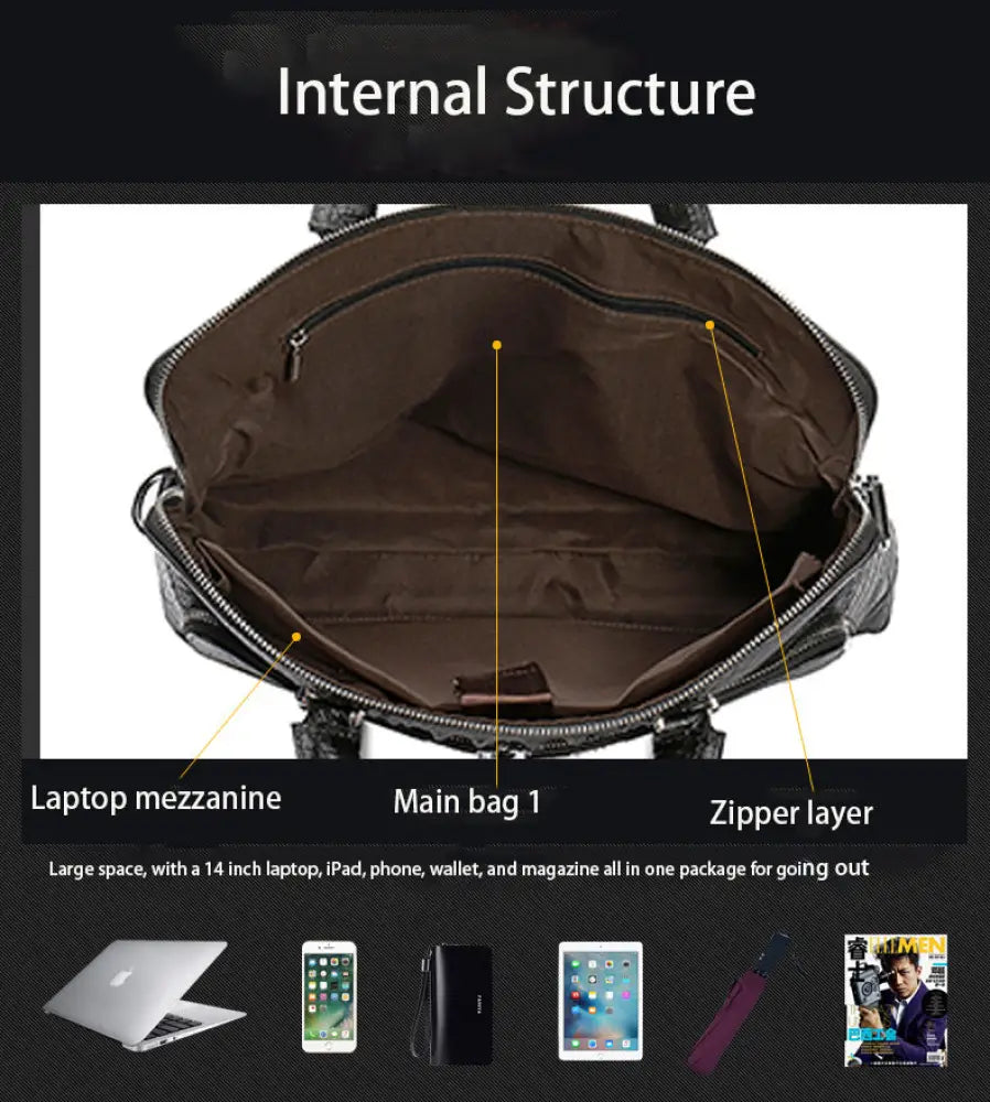 Genuine Leather Laptop Bag | same ANTHEM.