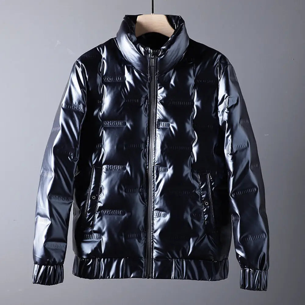 Gloss Down Winter Jacket for Men | same ANTHEM. Soulmate Streetwear - Blue / 2XL