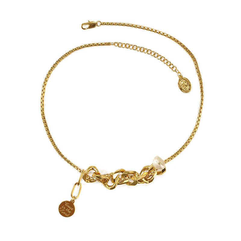 Gold Clavicle Chain Necklace | Boho Chic Lovers & Soulmates Jewellery | same ANTHEM - Gold