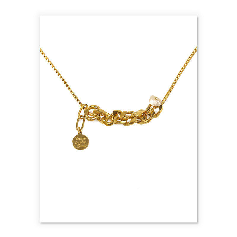 Gold Clavicle Chain Necklace | Boho Chic Lovers & Soulmates Jewellery | same ANTHEM - Gold