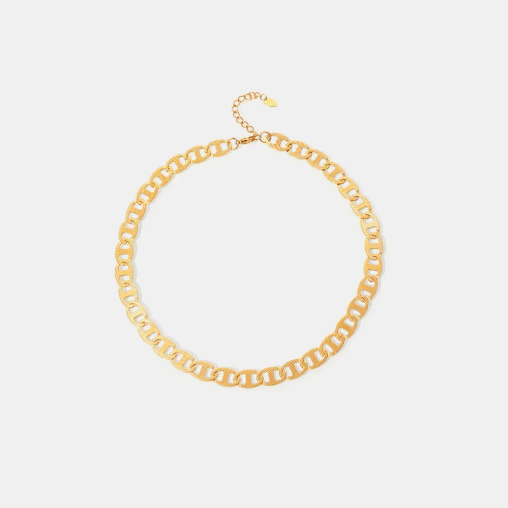 Gold Titanium Steel Necklace | same ANTHEM. - Gold / One Size