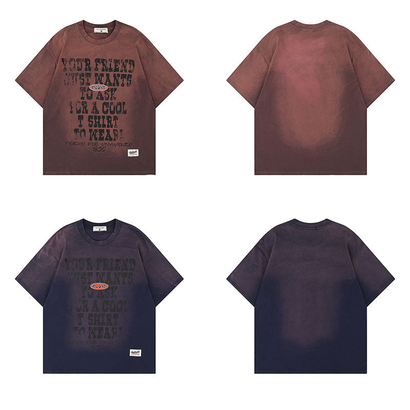 Gradient Couple Tee Men – Soulmate Streetwear | same ANTHEM.