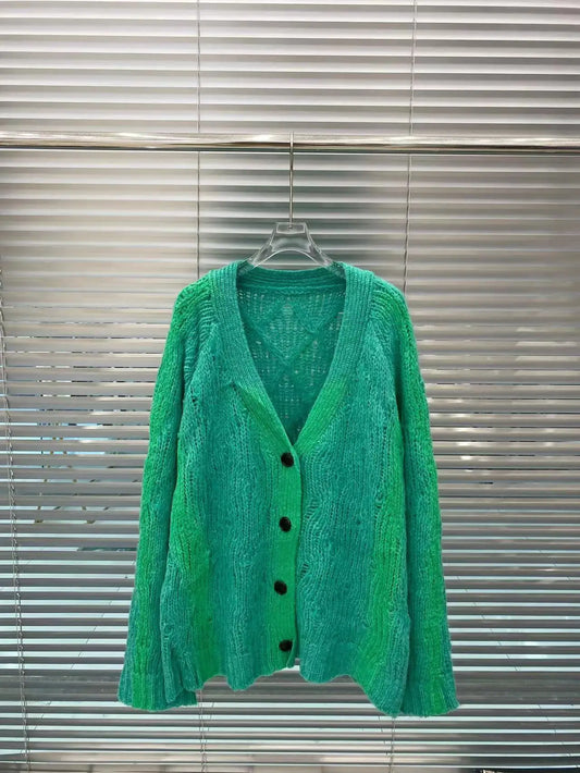 Green Knit Cardigan for Women – Dreamy Soulmate Streetwear | same ANTHEM