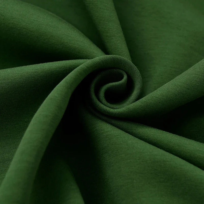 Green O-Neck Long Sleeve Top – same ANTHEM | Dreamy Streetwear for Soulmates & Lovers