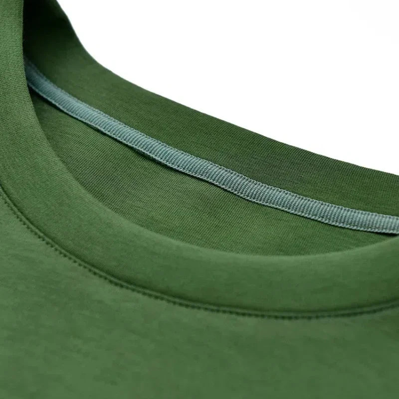 Green O-Neck Long Sleeve Top – same ANTHEM | Dreamy Streetwear for Soulmates & Lovers