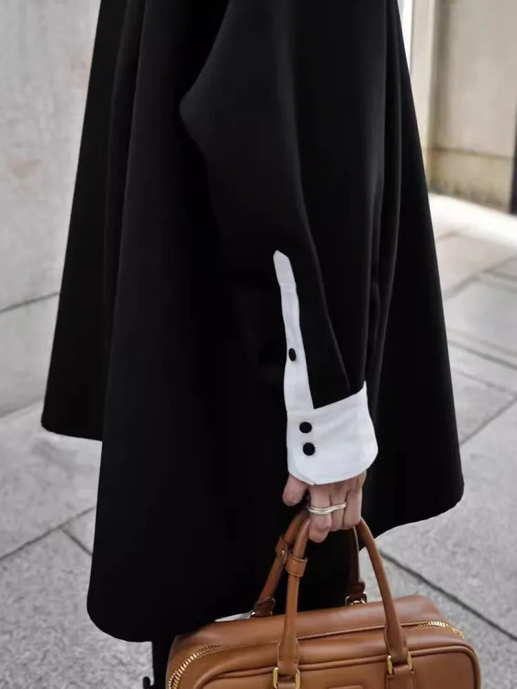 Grey Contrast Irregular Blouse – Japanese Flair Streetwear | same ANTHEM