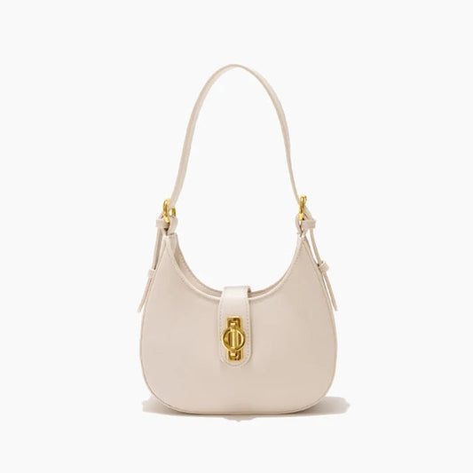 Half Moon PU Leather Shoulder Bag – Soulmate Streetwear | same ANTHEM - White