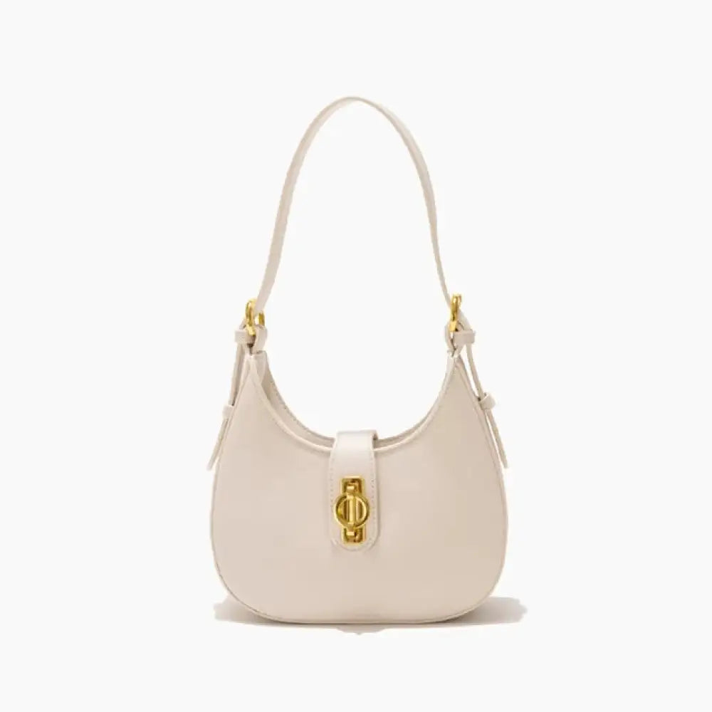Half Moon PU Leather Shoulder Bag – Soulmate Streetwear | same ANTHEM - White