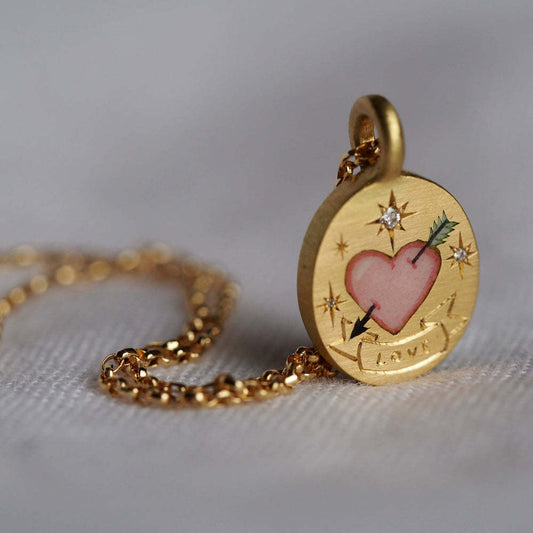 Hand Painted Butterfly Soulmate Necklace | Boho Chic Jewellery | same ANTHEM