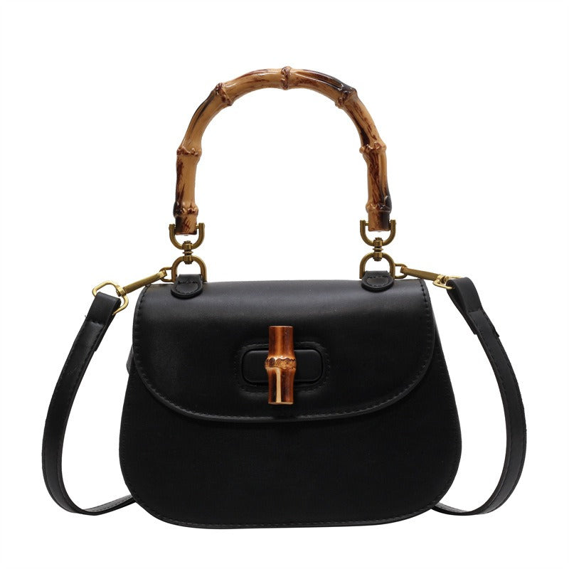 Handheld Bamboo Bag for Women | Soulmate Streetwear Accessory | same ANTHEM. - black