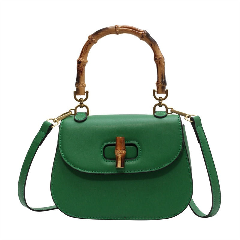 Handheld Bamboo Bag for Women | Soulmate Streetwear Accessory | same ANTHEM. - green