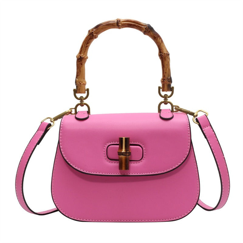 Handheld Bamboo Bag for Women | Soulmate Streetwear Accessory | same ANTHEM. - pink