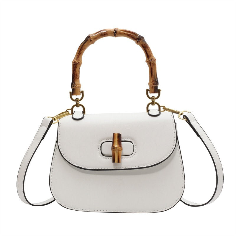 Handheld Bamboo Bag for Women | Soulmate Streetwear Accessory | same ANTHEM. - white