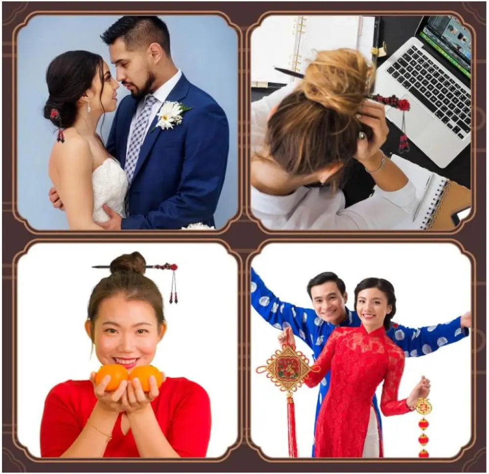 Handmade Vintage Wood Hair Stick for Women | same ANTHEM.