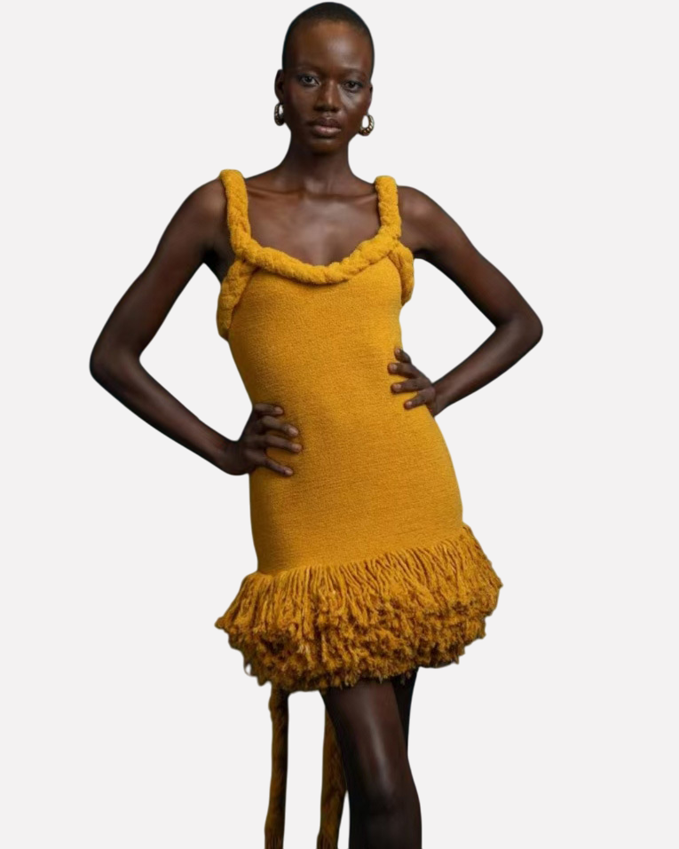 Handwoven Tassel Short Dress – Soulmate Streetwear | same ANTHEM.