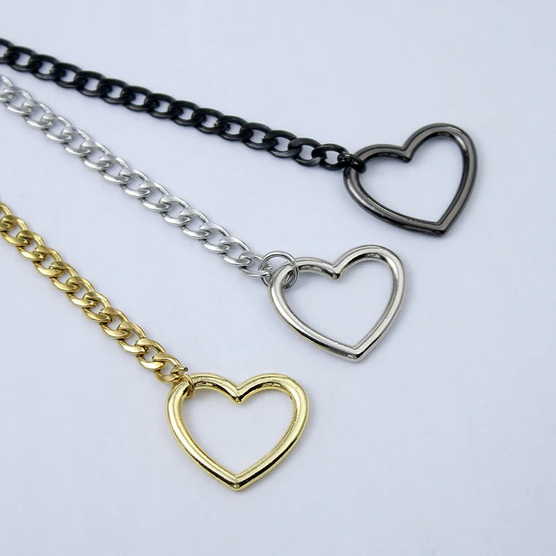 Heart Lock & Key Cuban Chain Necklace | Soulmate Jewellery for Lovers & Friends | same ANTHEM