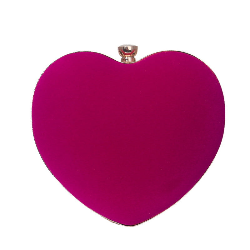 Heart-Shaped Cosmetic & Evening Bag – Chic Streetwear Clutch | same ANTHEM