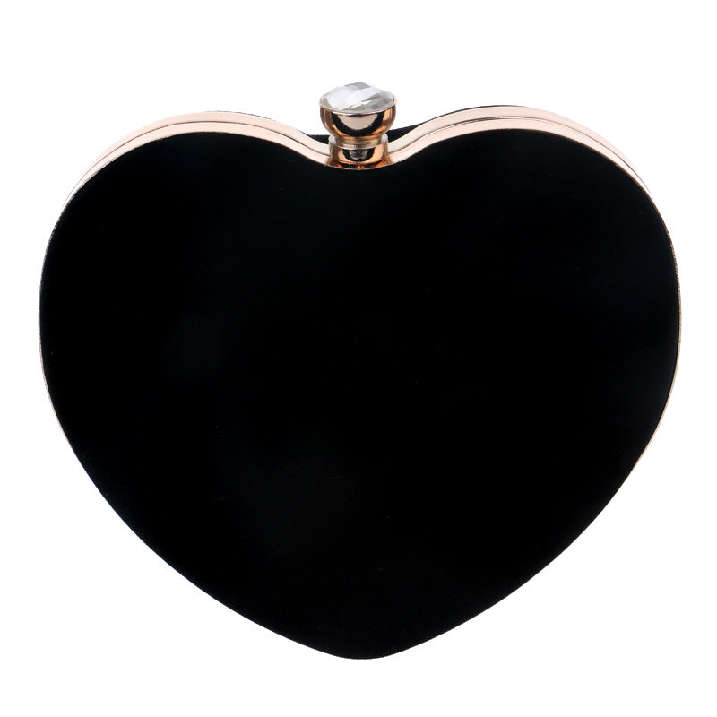 Heart-Shaped Cosmetic & Evening Bag – Chic Streetwear Clutch | same ANTHEM