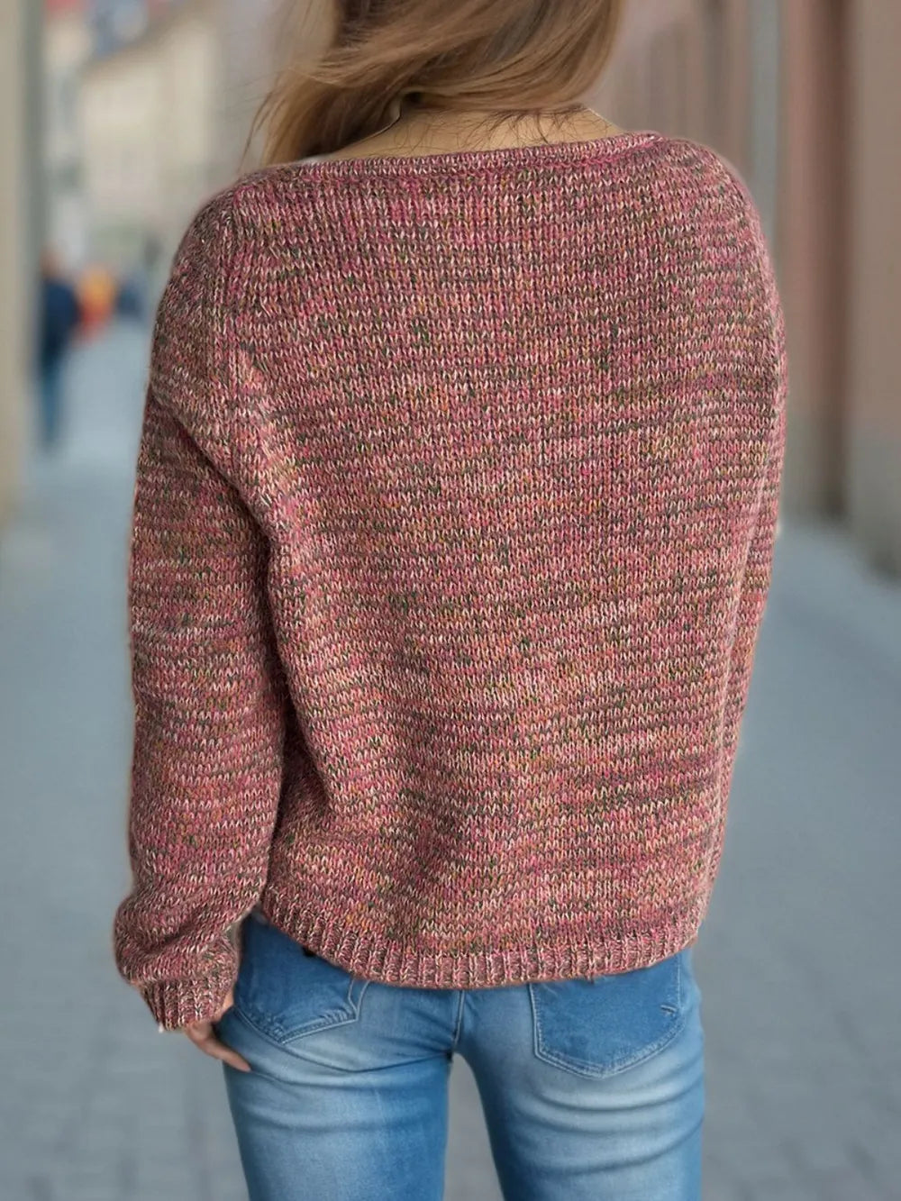 Heathered V-Neck Sweater – same ANTHEM | Dreamy French Chic for Soulmates