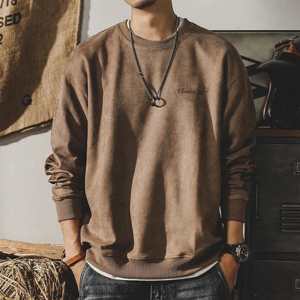 Heavyweight Vintage Sweater – Soulmate Style | same ANTHEM - khaki / M